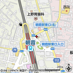 株式会社リゾン　朝霞東口支店周辺の地図