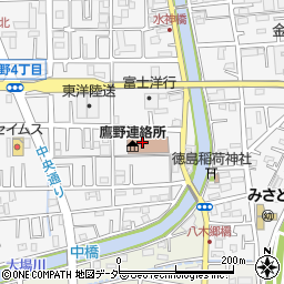 三郷市鷹野文化センター周辺の地図