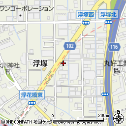 タイヤショップＺＥＲＯ八潮店周辺の地図