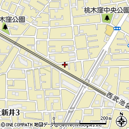 埼玉県所沢市上新井4丁目2-30周辺の地図