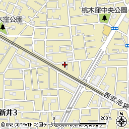 埼玉県所沢市上新井4丁目2-29周辺の地図
