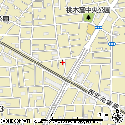 埼玉県所沢市上新井4丁目2-5周辺の地図