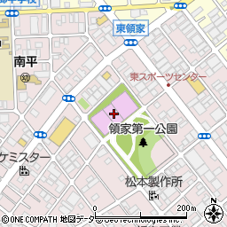 川口市立東スポーツセンター周辺の地図