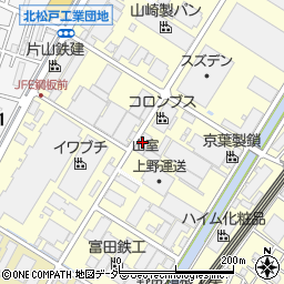 山室松戸店周辺の地図