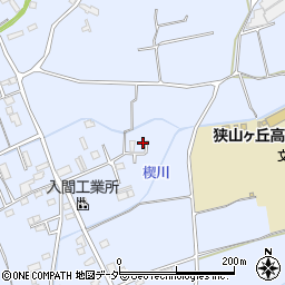 埼玉県入間市宮寺166-5周辺の地図