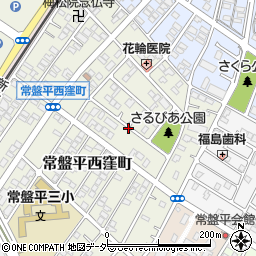 千葉県松戸市常盤平西窪町周辺の地図