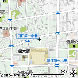 東京都足立区保木間3丁目28-8周辺の地図
