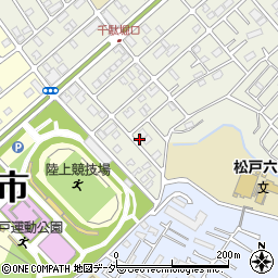 千葉県松戸市千駄堀1649周辺の地図