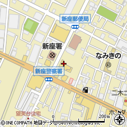 埼玉日産自動車新座店周辺の地図