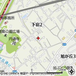 東京都清瀬市下宿2丁目440周辺の地図