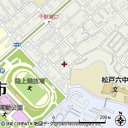 千葉県松戸市千駄堀1657-10周辺の地図