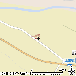 山梨県北杜市武川町三吹404周辺の地図