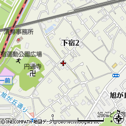 東京都清瀬市下宿2丁目438周辺の地図