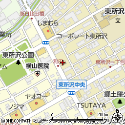バーミヤン 東所沢店周辺の地図