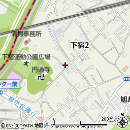 東京都清瀬市下宿2丁目516周辺の地図