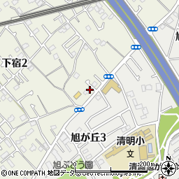 東京都清瀬市下宿2丁目457-8周辺の地図