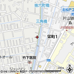 千葉県松戸市古ケ崎1097-13周辺の地図
