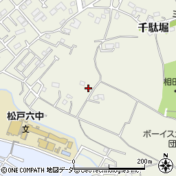 千葉県松戸市千駄堀1229周辺の地図