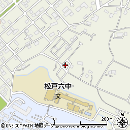 千葉県松戸市千駄堀1243-8周辺の地図