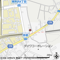 埼玉県所沢市本郷26周辺の地図