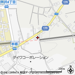 埼玉県所沢市本郷5周辺の地図