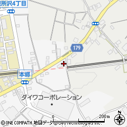 埼玉県所沢市本郷5周辺の地図