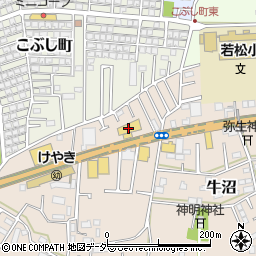 ネッツトヨタ東埼玉　マイネッツ所沢周辺の地図