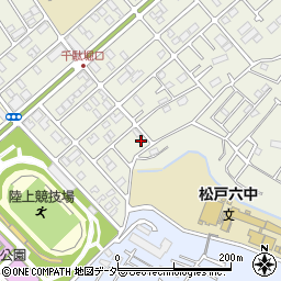 千葉県松戸市千駄堀1658-3周辺の地図