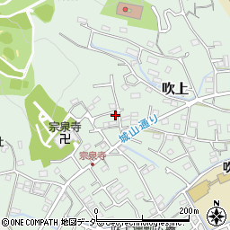 東京都青梅市吹上261周辺の地図