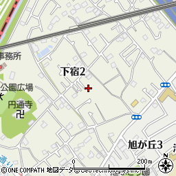 東京都清瀬市下宿2丁目446周辺の地図