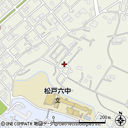 千葉県松戸市千駄堀1243-6周辺の地図