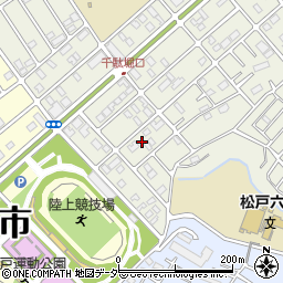 千葉県松戸市千駄堀1661-3周辺の地図