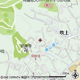 東京都青梅市吹上周辺の地図