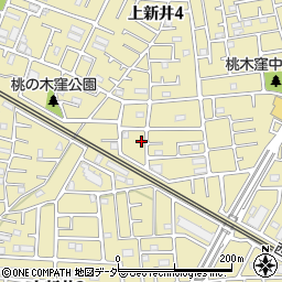 埼玉県所沢市上新井4丁目6-2周辺の地図