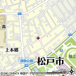 千葉県松戸市上本郷4571周辺の地図