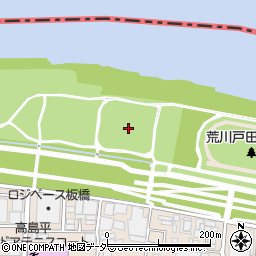 荒川戸田橋緑地　バーベキュー場周辺の地図
