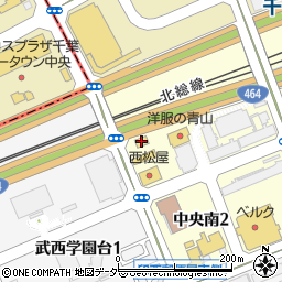 ガスト千葉ニュータウン中央店周辺の地図