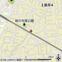 埼玉県所沢市上新井4丁目7-10周辺の地図