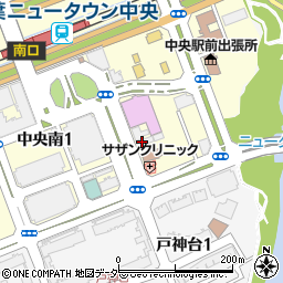 東進衛星予備校千葉ニュータウン中央駅前校周辺の地図