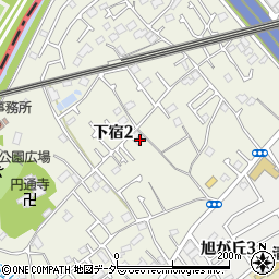 東京都清瀬市下宿2丁目447-2周辺の地図