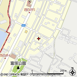 千葉県白井市西白井2丁目21-26周辺の地図