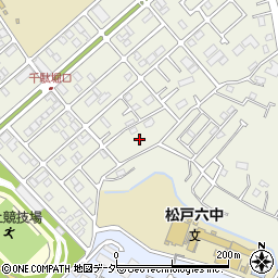 千葉県松戸市千駄堀1743周辺の地図