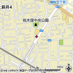 埼玉県所沢市上新井4丁目18周辺の地図