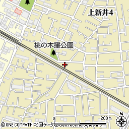 埼玉県所沢市上新井4丁目76-1周辺の地図