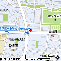 松戸市常盤平支所周辺の地図