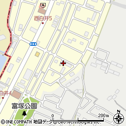 千葉県白井市西白井2丁目21-1周辺の地図