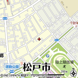 千葉県松戸市上本郷4487-1周辺の地図