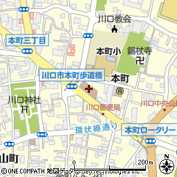 ゆうちょ銀行川口店周辺の地図