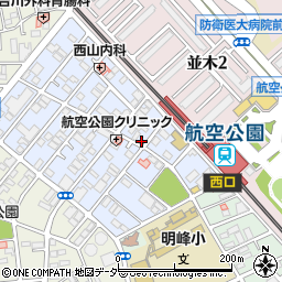 喜多荘２号周辺の地図