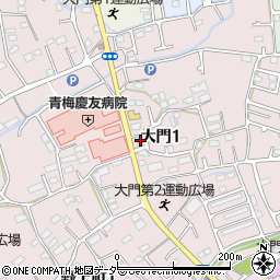 大門会館周辺の地図